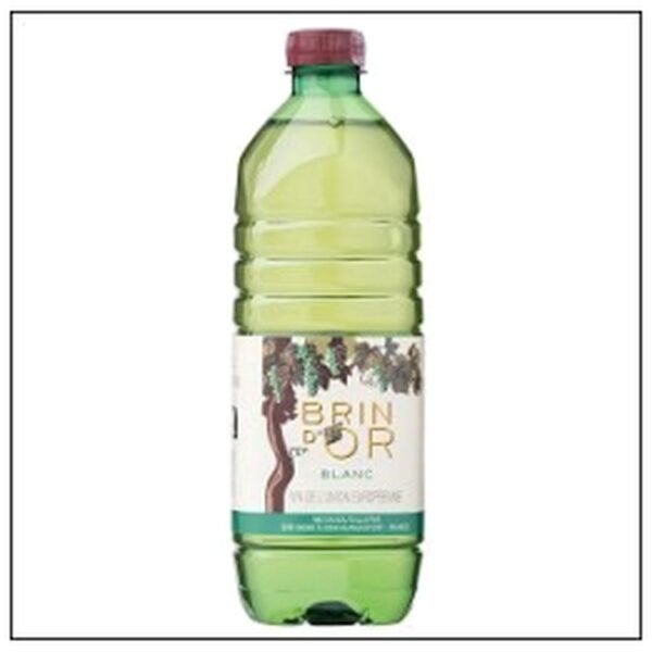 LITRE VIN TABLE BLANC 11° VCE BRIN D'OR(PET)