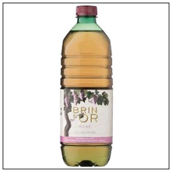LITRE VIN TABLE ROSE 11° VCE BRIN D'OR(PET)
