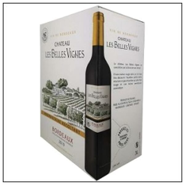 BIB 3 LIT.BORDEAUX ROUGE CHATEAU BELLES VIGNES AOP