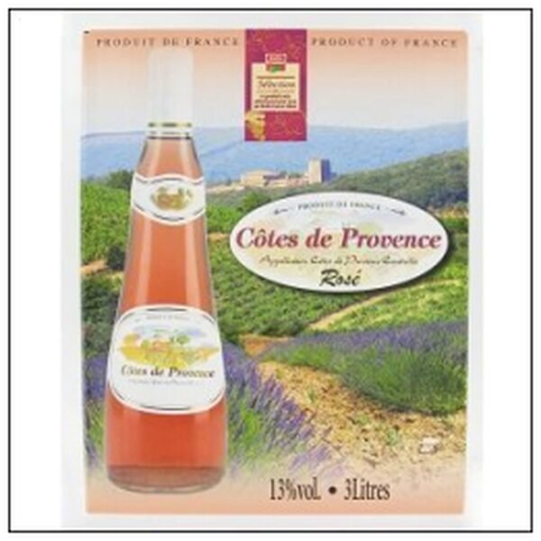 BIB 3 LIT COTES PROVENCE ROSE AOC BELLE FRANCE