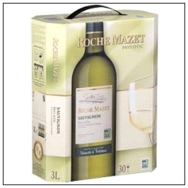 BIB 3 LIT PAYS D OC SAUVI GNON ROCHE MAZET