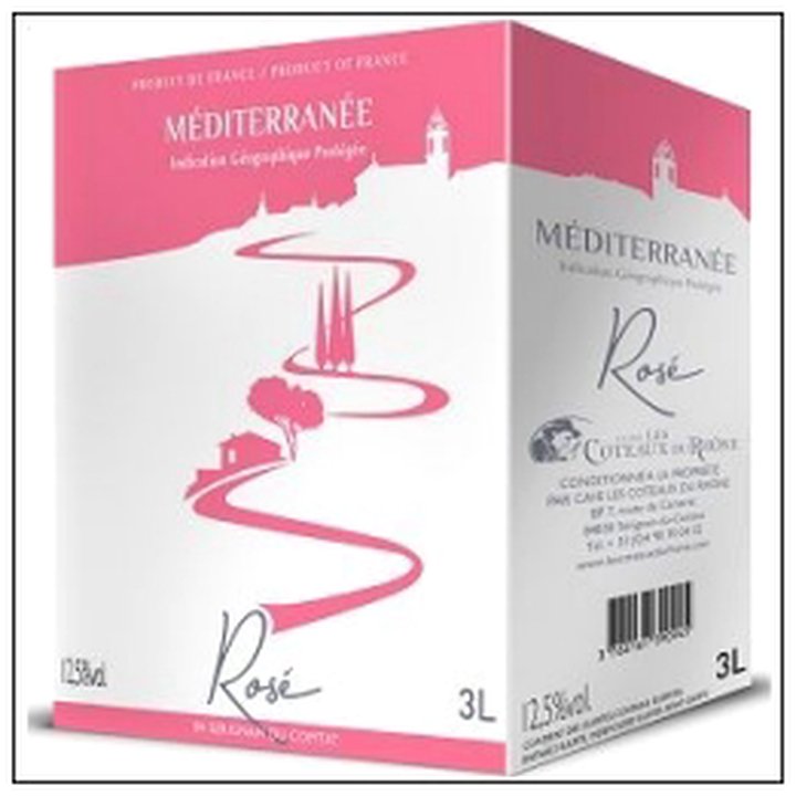 CAT-04129 BIB 3 LIT IGP MEDITERRANE E ROSE 12°5 - Image 1