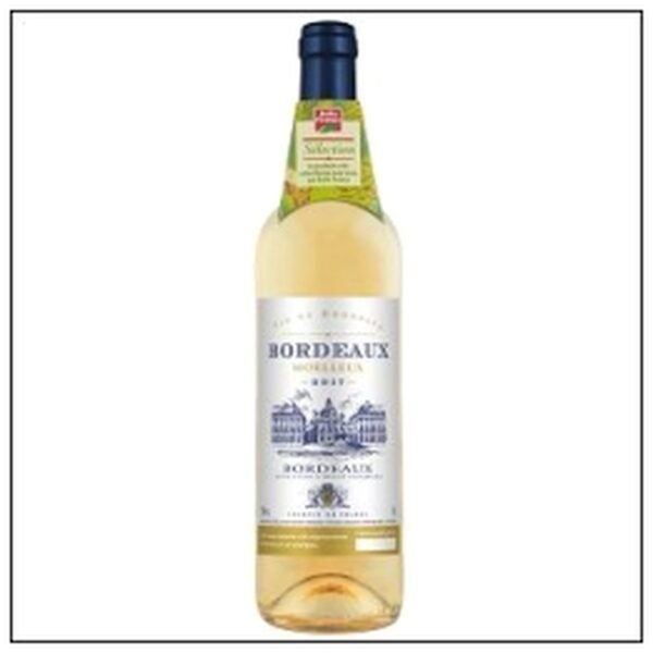 BORDEAUX BLANC MOELLEUX 75CL 12°5 BELLE FRANCE