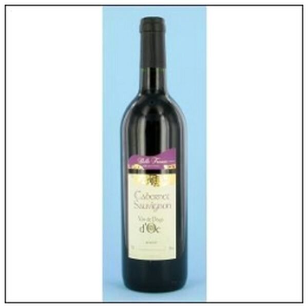 VIN IGP PAYS D'OC CABERNE T SAUVIGNON BELLE FRANCE