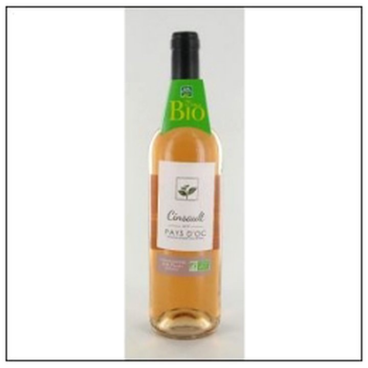 CAT-04155 CINSAULT ROSE BIO IGP OC 2022 75CL BELLE FRANCE - Image 1