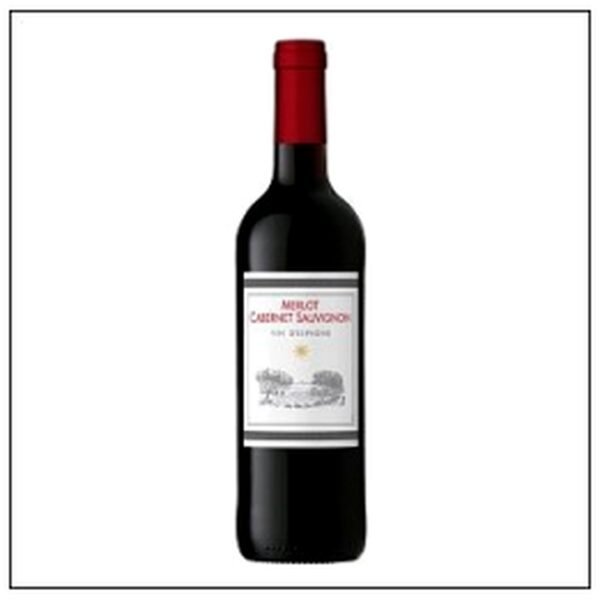 MERLOT/CABERNET SAUVIGNON 75CL TRESOR DU VIGNOBLE*