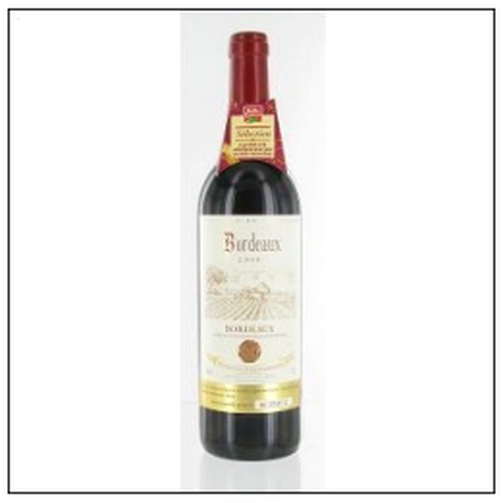 CAT-04255 BORDEAUX ROUGE AOC 75CL MRP BELLE FRANCE 2023 - Image 1