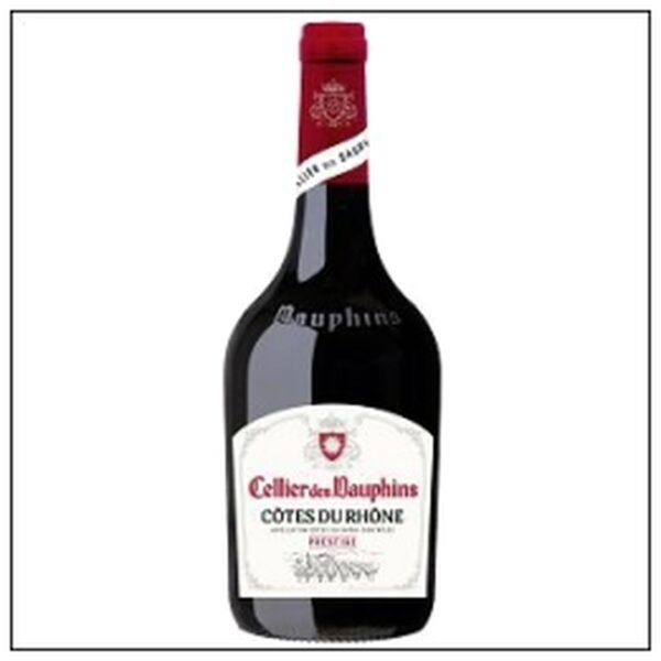COTES DU RHONE ROUGE AOC CELLIERS DES DAUPHINS