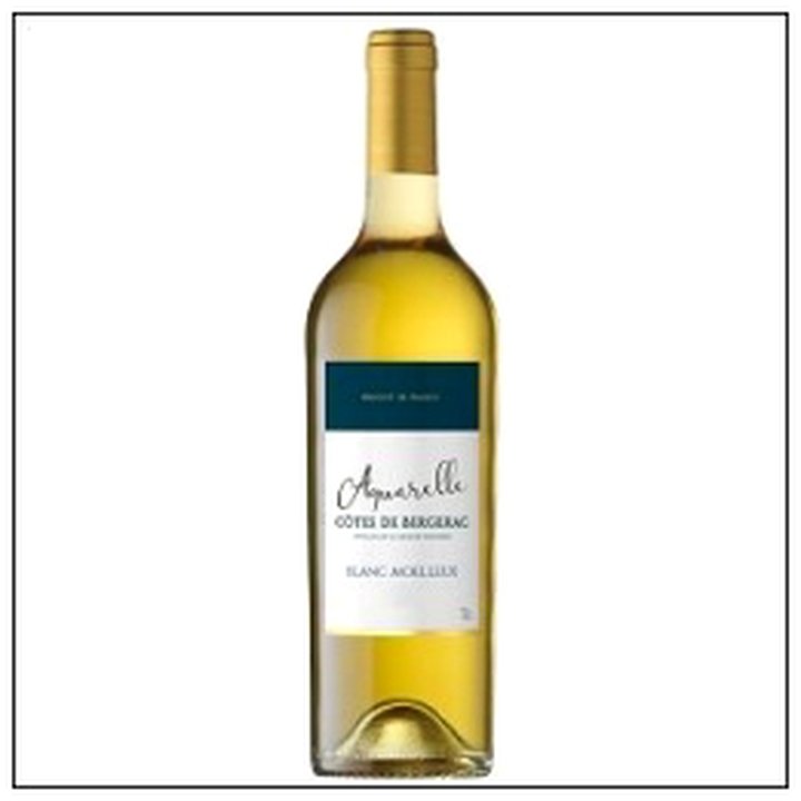 CAT-04294 COTES BERGERAC MOELLEUX BLANC AQUARELLE 75CL - Image 1