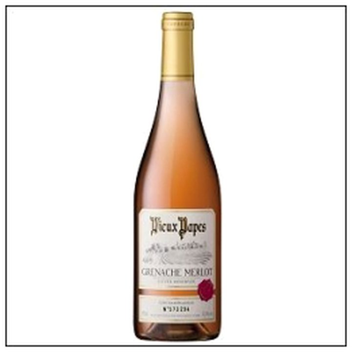 CAT-04314 VIEUX PAPES ROSE 12°VIN DE CEPAGE 75CL - Image 1