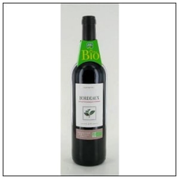 BORDEAUX ROUGE BIO 2022 75CL BELLE FRANCE