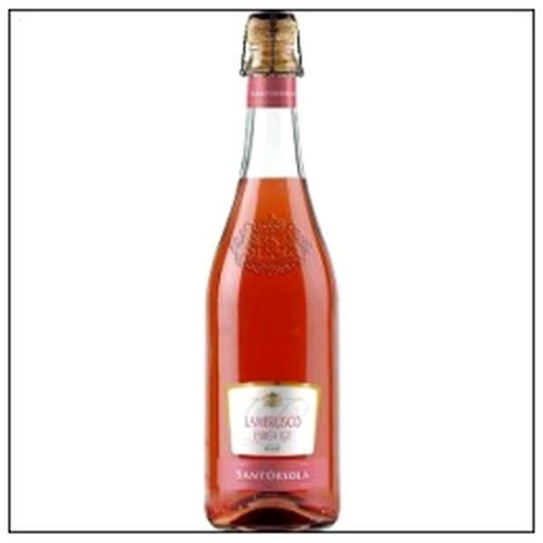 LAMBRUSCO ROSE ITALIEN SANT'ORSALA 75CL 8°