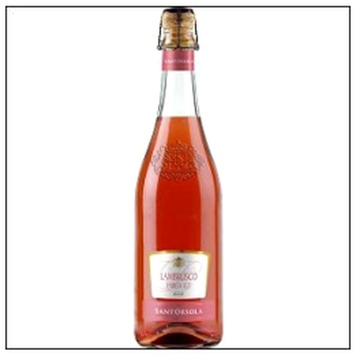 CAT-04335 LAMBRUSCO ROSE ITALIEN SANT'ORSALA 75CL 8° - Image 1