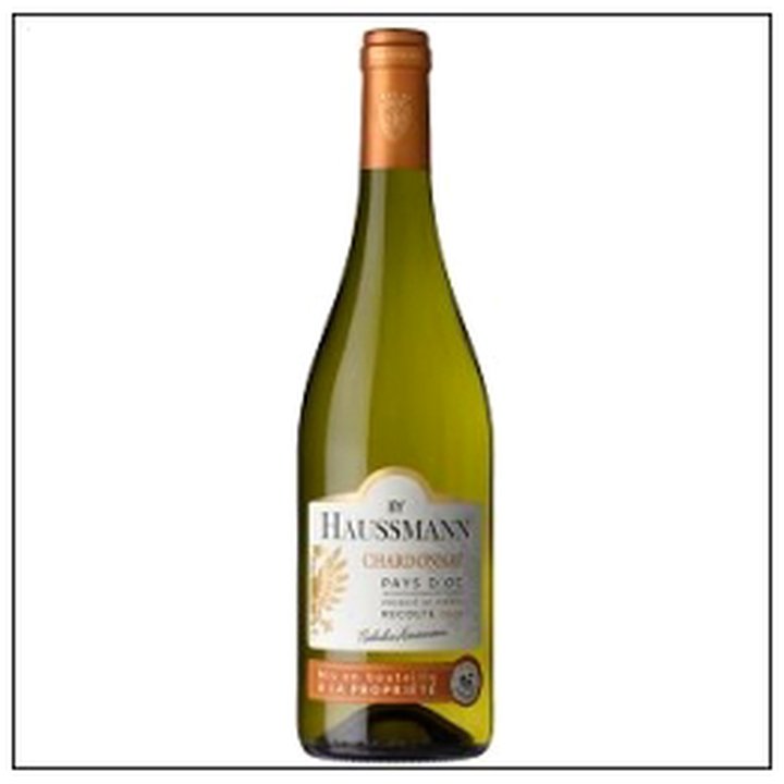 CAT-04396 IGP PAYS D'OC CHARDONNAY BLANC 2020 BY HAUSSMAN - Image 1