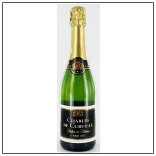MOUSSEUX BLANC DE BLANC.C CURVILLE 1/2 SEC B.FRANCE