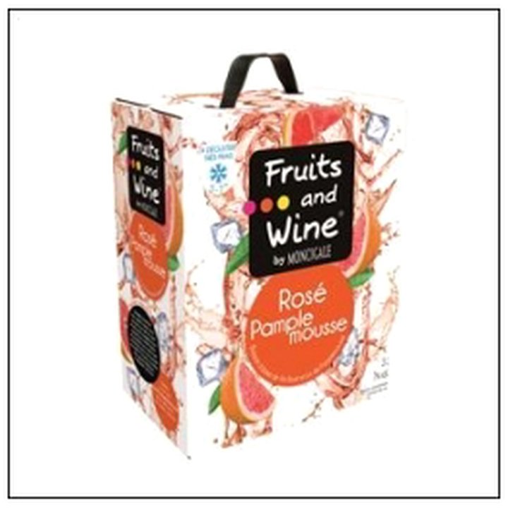 CAT-04530 BIB 3L ROSE PAMPLEMOUSSE VERY PAMP' - Image 1