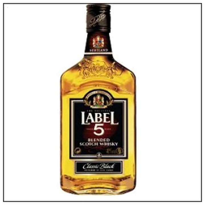 CAT-04549 WHISKY LABEL 5 40° 1/2 BOUTEILLE - Image 1