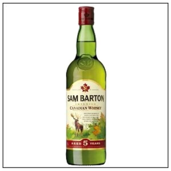 WHISKY CANADIAN 40° SAM BARTON 70CL