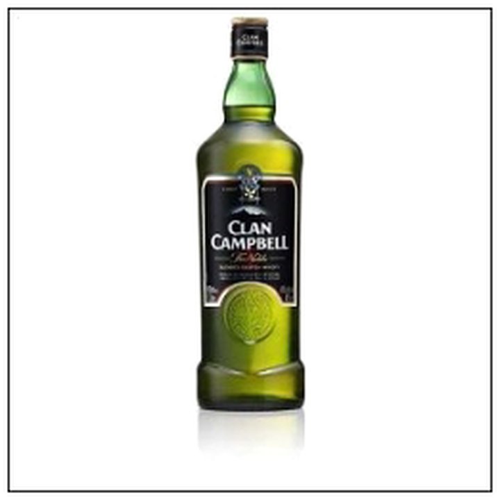 CAT-04577 LITRE WHISKY CLAN CAMPBEL 40° - Image 1
