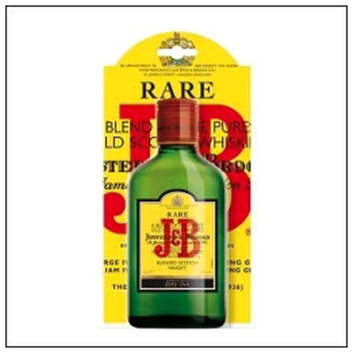 CAT-04579 FLASK WHISKY J&B 20CL SOUS BLISTER - Image 1