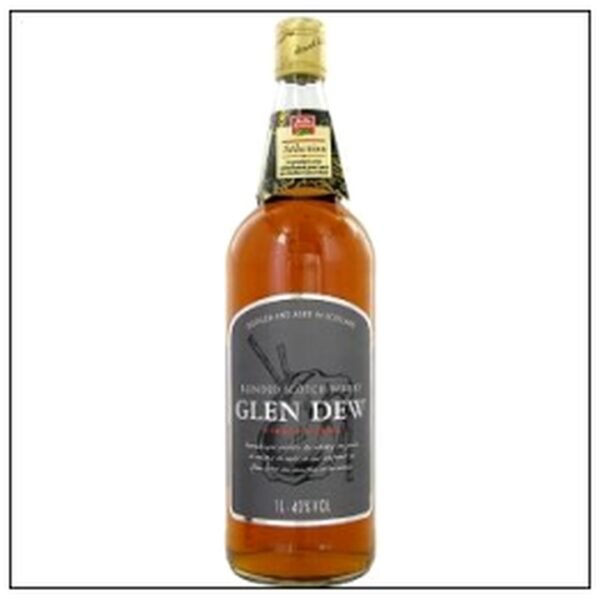 LITRE SCOTCH WHISKY GLEN DEW BLEND 40°