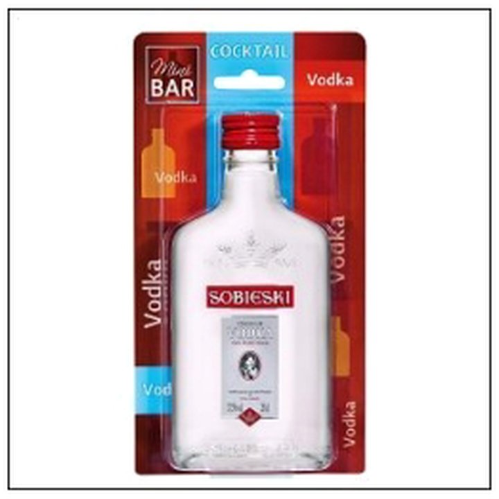 CAT-04620 FLASH 20CL BLISTER VODKA SOBIESKI 37,5° - Image 1