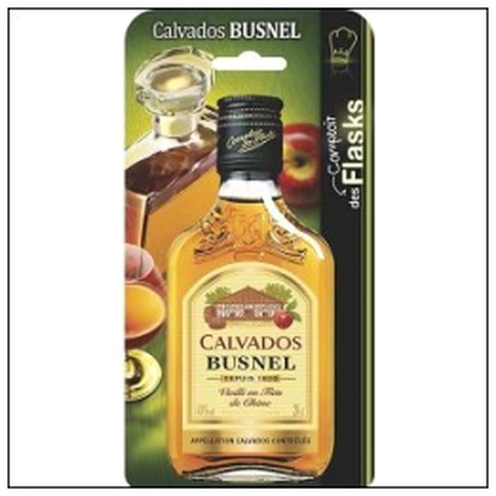 CAT-04638 FLASK 20CL BLISTER CALVAD OS BUSNEL 40° - Image 1