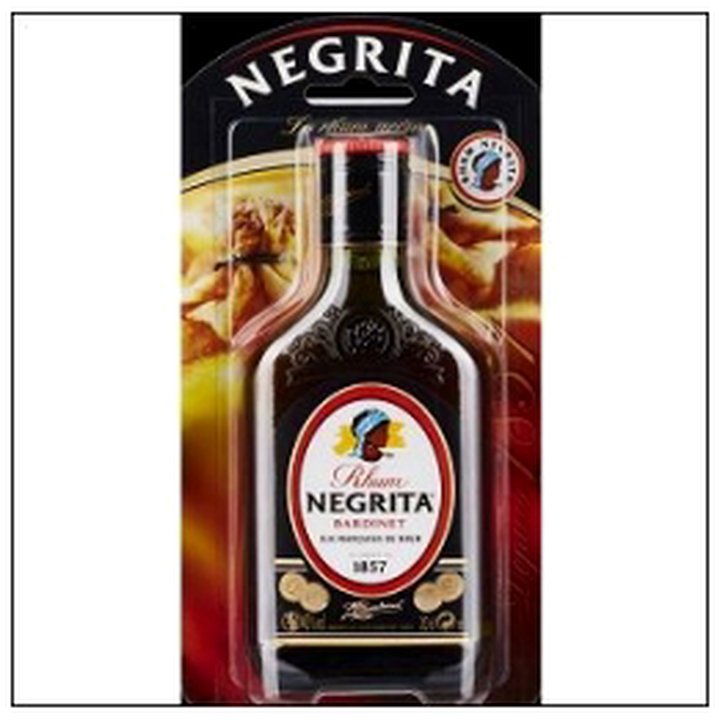 CAT-04660 FLASK 20CL BLISTER RHUM NEGRITA 40° - Image 1
