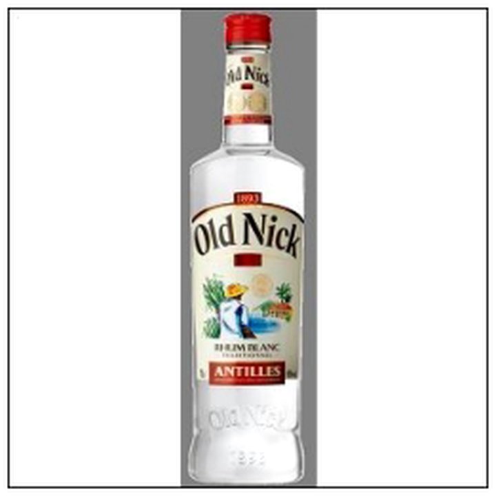 CAT-04664 RHUM BLANC 40° OLD NICK 70CL - Image 1
