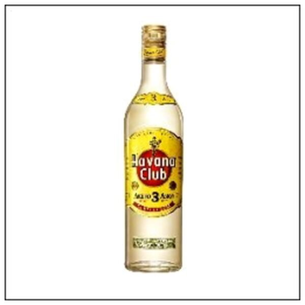 RHUM BLANC HAVANA CLUB 70 CL 3ANS 37,5°