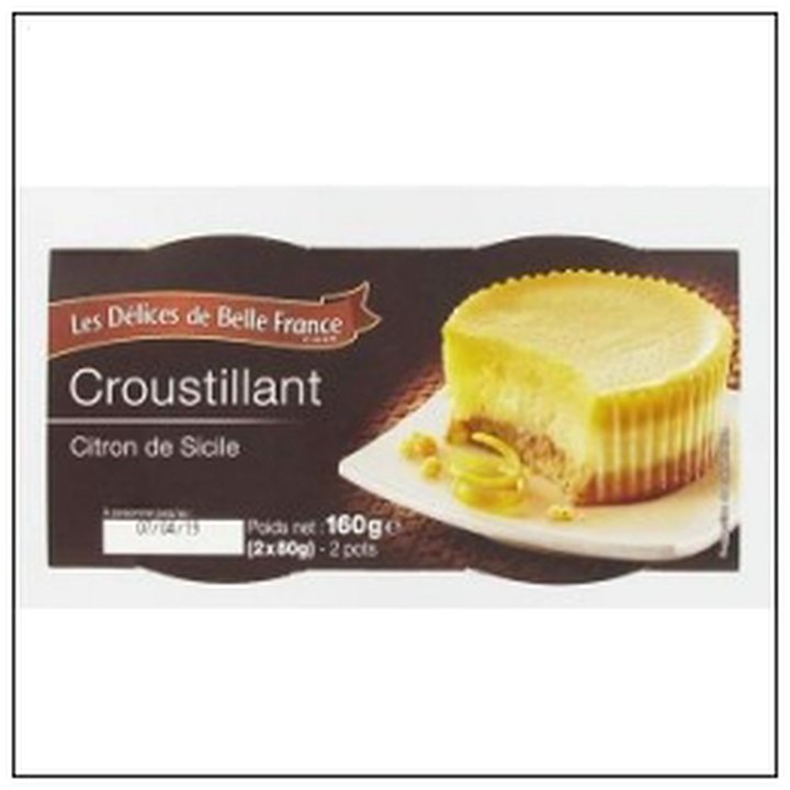 CAT-04712 TARTELETTE CITRON SICILE 2X80G DELICE BELLE FRANCE - Image 1