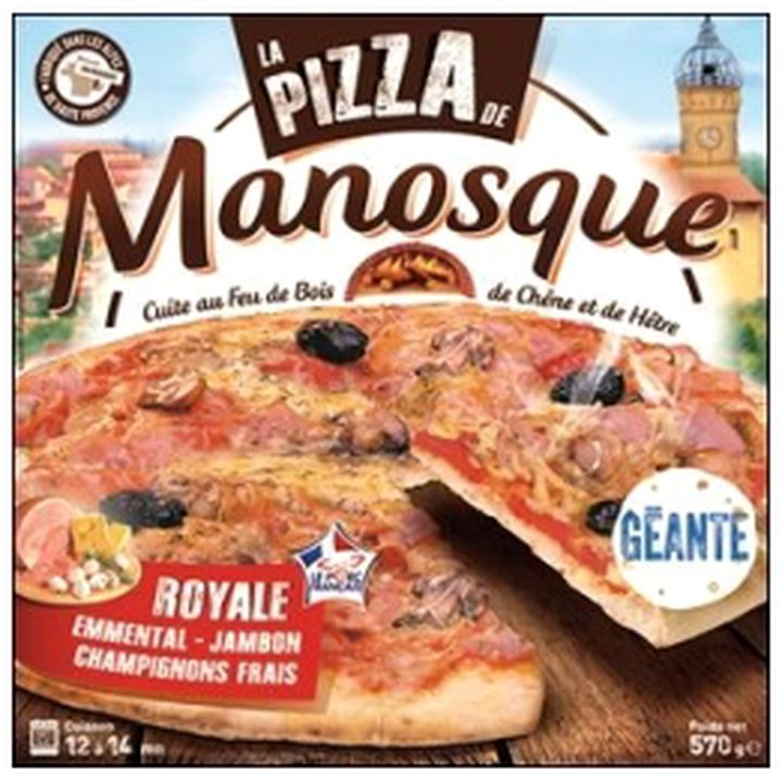 CAT-04734 PIZZA GEANTE ROYALE 570G PIZZA DE MANOSQUE - Image 1