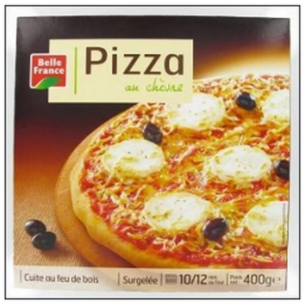 PIZZA CHEVRE FEU DE BOIS 400G BELLE FRANCE