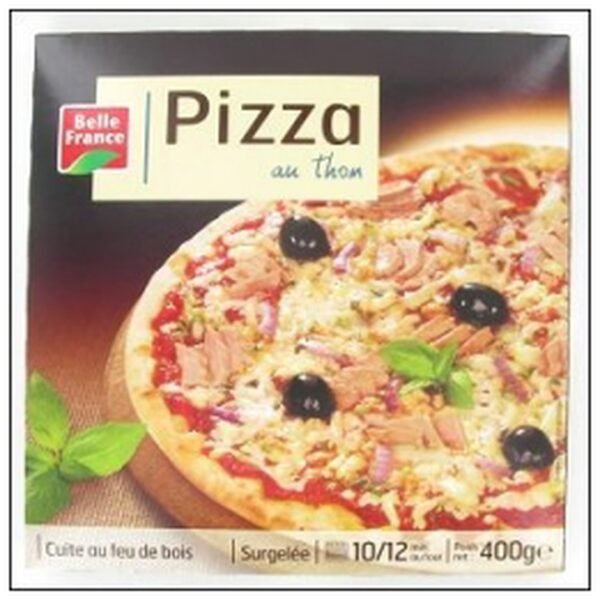 PIZZA THON AU FEU DE BOIS 400G SURGELEE B.FRANCE