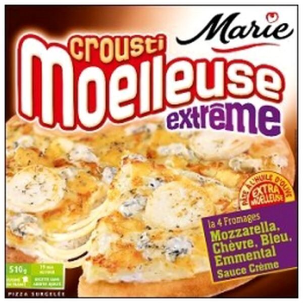 PIZZA CROUSTI-MOELLEUSE 4 FROMAGES 510 MARIE SURG.
