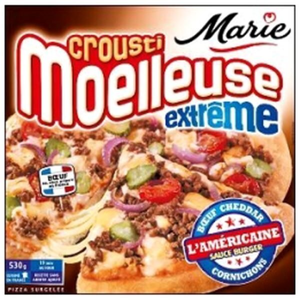 PIZZA CM X-AMERICAINE SCE BURGER 530G MARIE SURG.