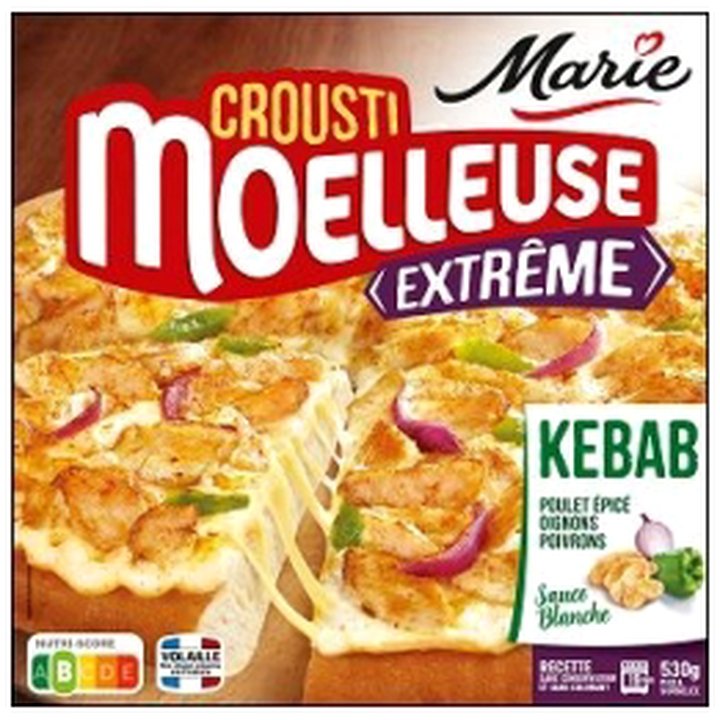 CAT-04764 PIZ.CROUSTI MOELLEUSE EXT KEBAB 530G MARIE - Image 1