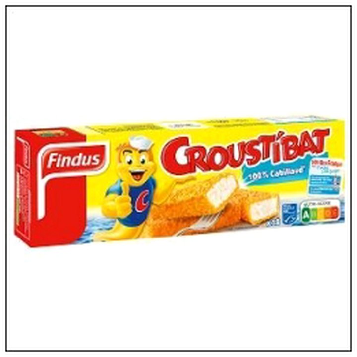 CAT-04765 ET.18 CROUSTIBAT CABILLAU D MSC 450G FINDUS - Image 1