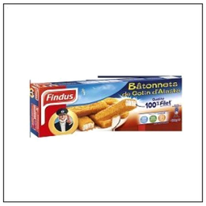 CAT-04782 E.15 BATONNET FILET COLIN PANES SURGELES FINDUS - Image 1