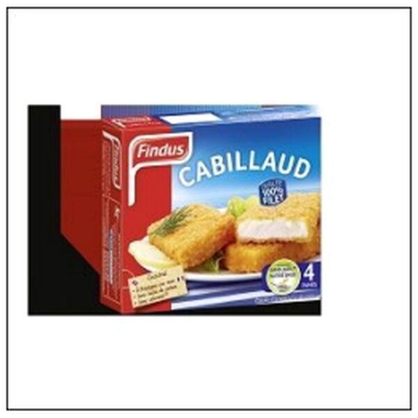 ET.4 CABILLAUD PANE 50G FINDUS