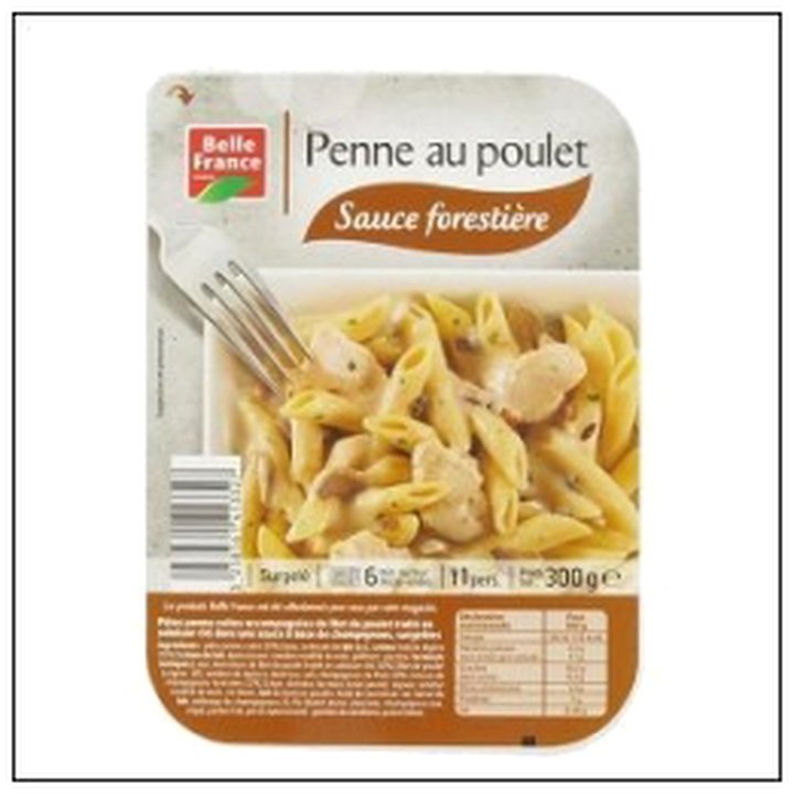 CAT-04799 PENNE POULET FORESTIERE M -ONDE.300G SURG.B.FRANCE - Image 1