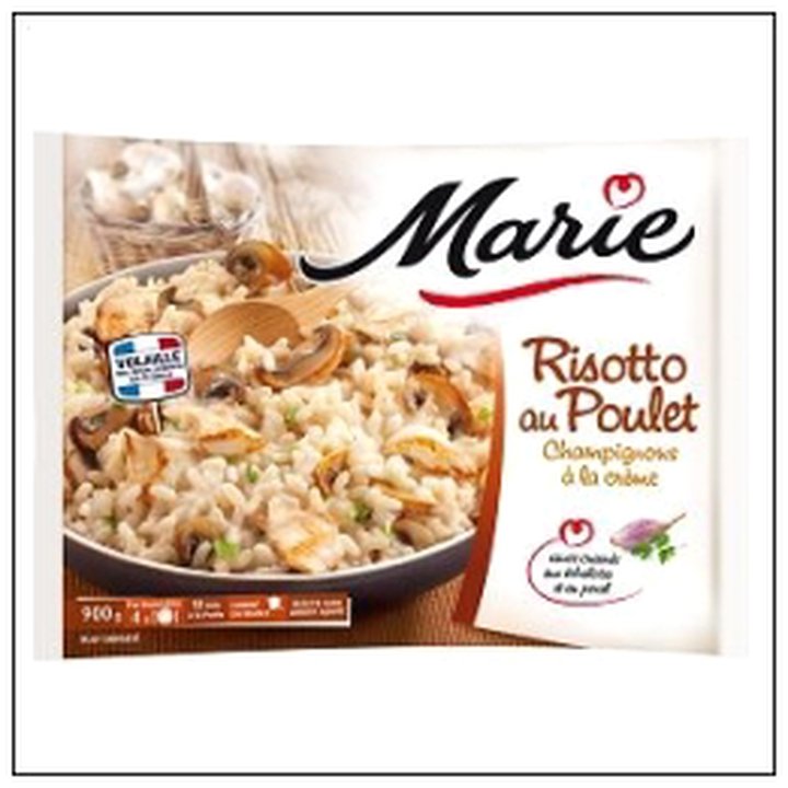 CAT-04805 RISOTTO CHAMPIGNON POULET 900G MARIE SURGELE - Image 1