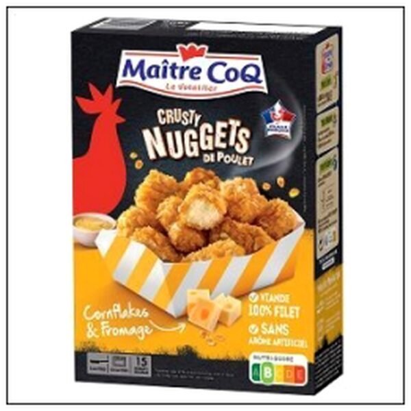 CRUSTY NUGGETS POULET 380 G MAITRE COQ SURGELES