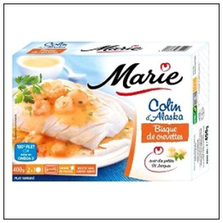 CAT-04823 COLIN SAUCE CREVETTES 400 MARIE SURGELES - Image 1