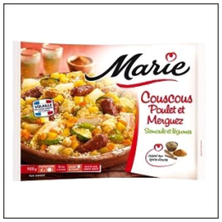 CAT-04833 COUSCOUS POULET MERGUEZ SEMOU/LEG.900 MARIE SURGE - Image 1