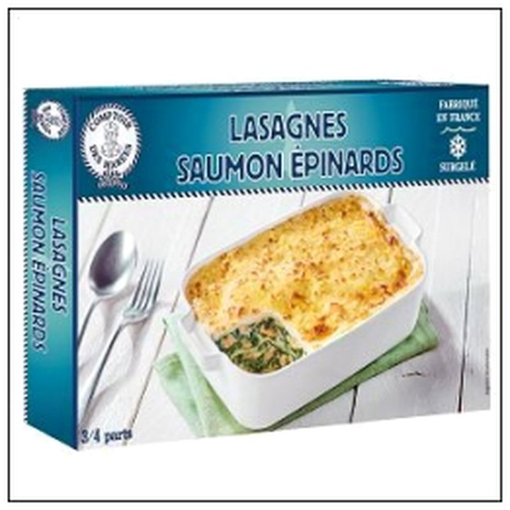 CAT-04837 LASAGNES SAUMON EPINARDS 900G COMPTOIR DES MAREES - Image 1