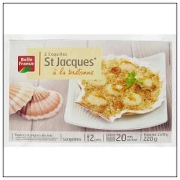 COQUIL.ST.JACQUES 2X110G BRETONNE SURGEL.B.FRANCE