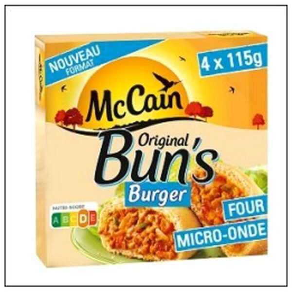 BUNS BURGER 4X115G MC CAI N