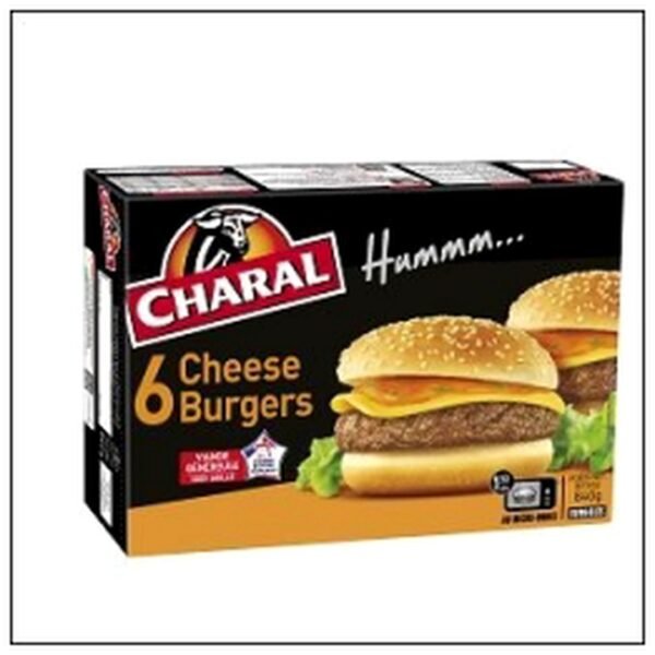 ETUI 6 CHEESEBURGER 140G HUMMM...CHARAL SURGELES