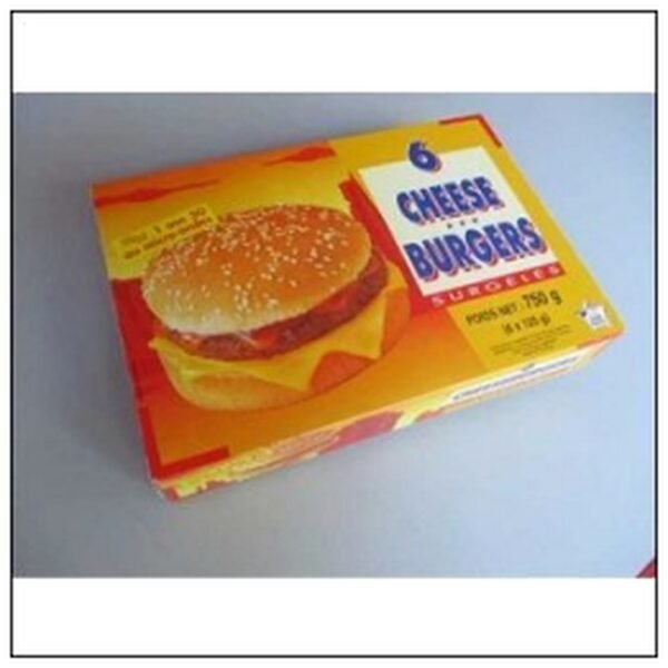 6 CHEESEBURGER 125G SURGELES